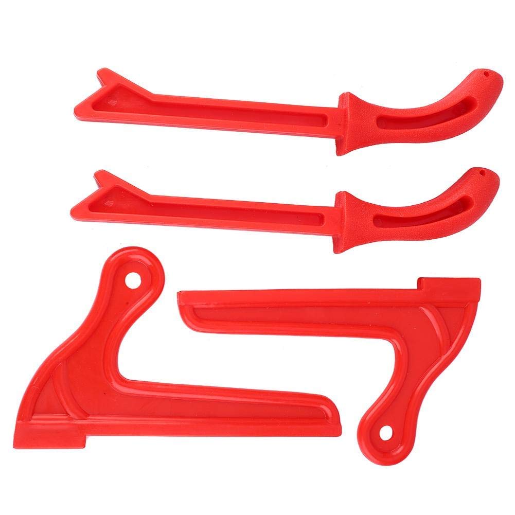 Oumefar 4Pcs Safety Push Stick Woodworking Saw Push Sticks V-Type Straight Table Saw Blade Push Stick Set for Carpentry Table Saw Router Table, Push Stick for Table Saws, Router