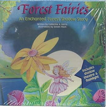 Spiral-bound Forest Fairies: An Enchanted Forest Shadow Story Book