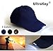 Hands Free LED Baseball Cap Hat for Outdoor Jogging Hip Hop Party Holiday Blue