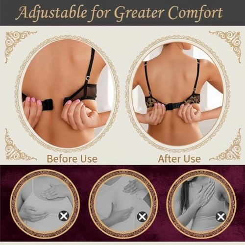 Image of SOFTSTYLE Premium Bra Extenders for Women 3 Hook 2 Hook Combo