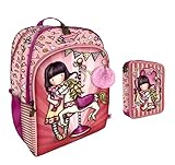 ✔️Las muñecas de Gorjuss vuelven a protagonistas de la nueva temporada escolar. Mochila con 3 cremalleras para separar los dos amplios espacios centrales y el bolsillo frontal, respaldo "confort back" ergonómico y acolchado, correas acolchadas y ajustables, base suave, bolsillo interior para objetos pequeños. Cuidado en los detalles con bisagras efecto latón antiguo,