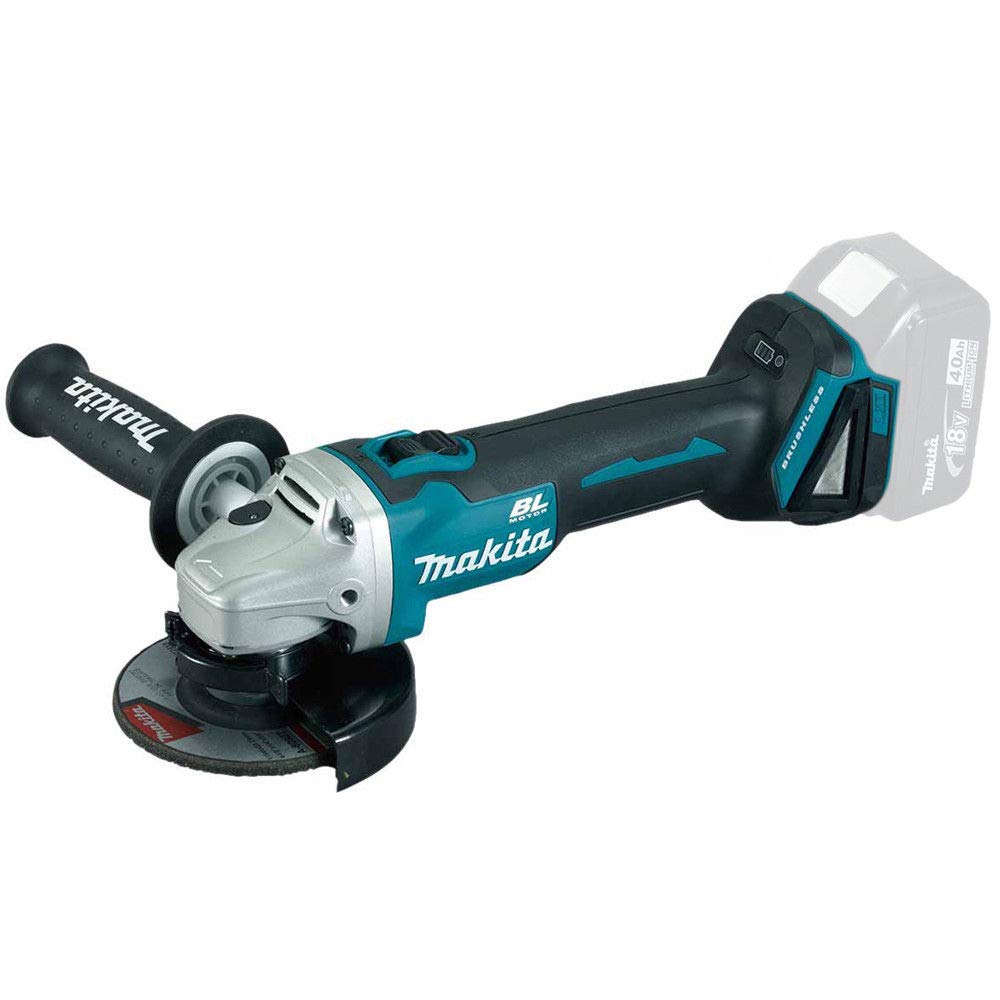 Makita Black Dga504z 18V Cordless Brushless 125Mm Angle Grinder Lithium Bare Unit