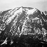 Full view of barren mountain side with snow in Rocky Mountain National Park Colorado ca 1941-194 Poster Print by Ansel Adams (8 x 10)