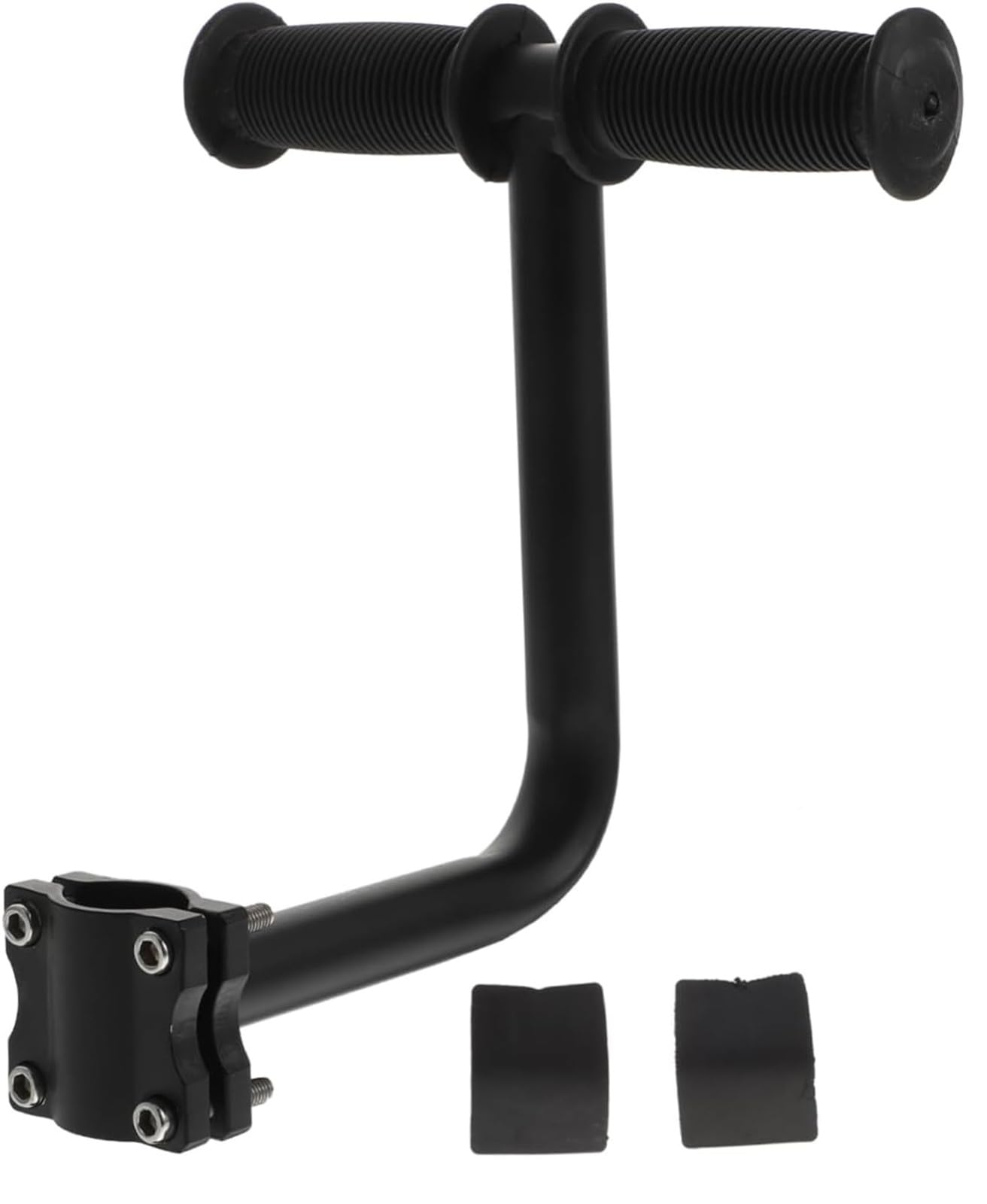 CMLLING Bicycle Rear Seat Handle Grip, Universal Bike Seat Back Safety Armrest Handrail, Non-Slip Grip, Metal