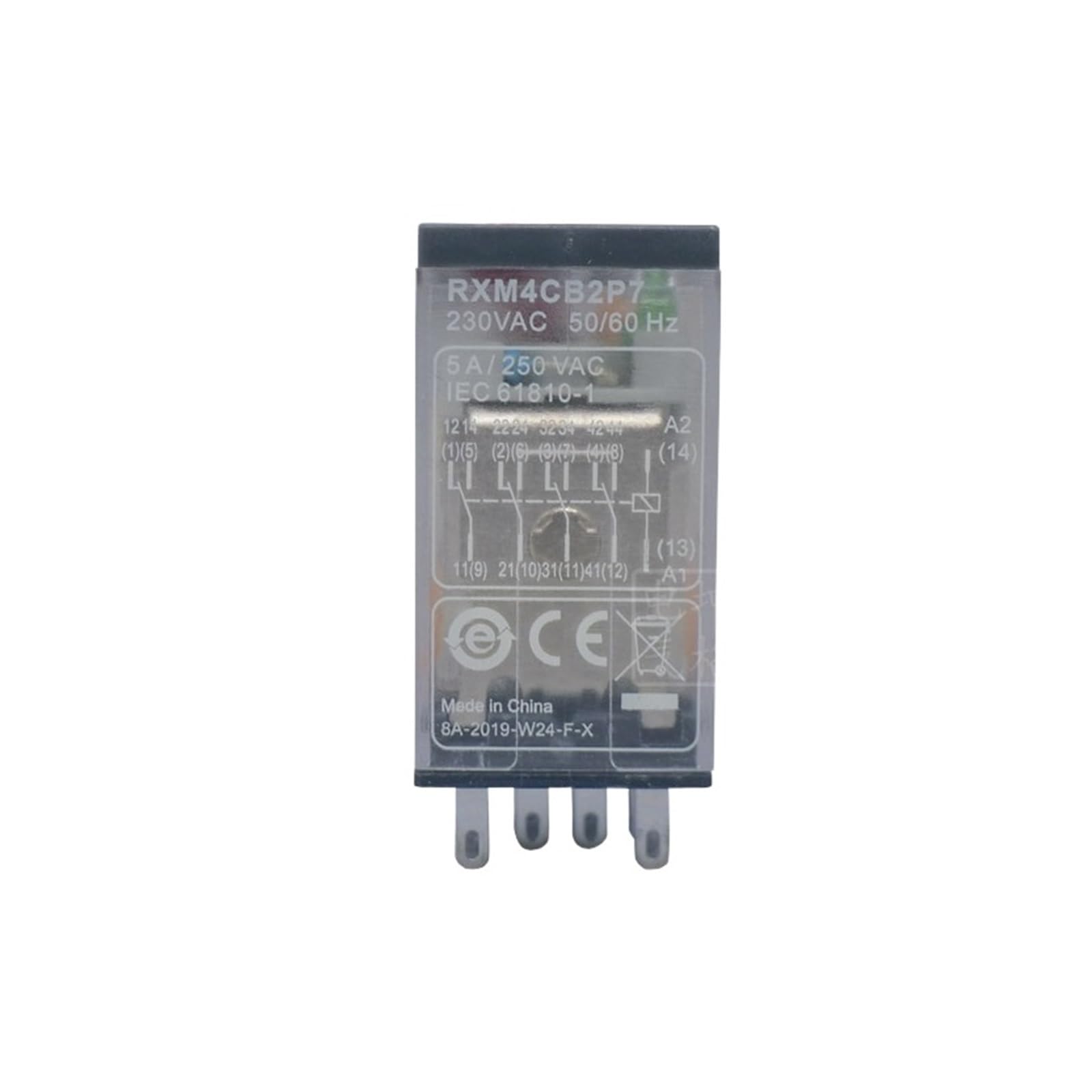 Relais RXM4CB2P7 AC230V de commande miniature 14 broches 5A pour automatisme