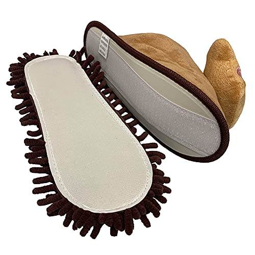 Image of Selric Super Chenille Microfiber Washable Mop Slippers Shoes, Detachable Mopping Shoes, Floor Dust Dirt Hair Cleaner, Multi-sizes Multi-Colors Available