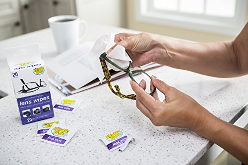 Image of Invisible Glass 90102-6PK Lens Cleaning Wipes - Streak-Free, Lint-Free Wipes for Glasses, Camera Lenses, Binoculars & Smartphone Cameras, Safe on Reflective Coatings - 20 Count (Pack of 6)