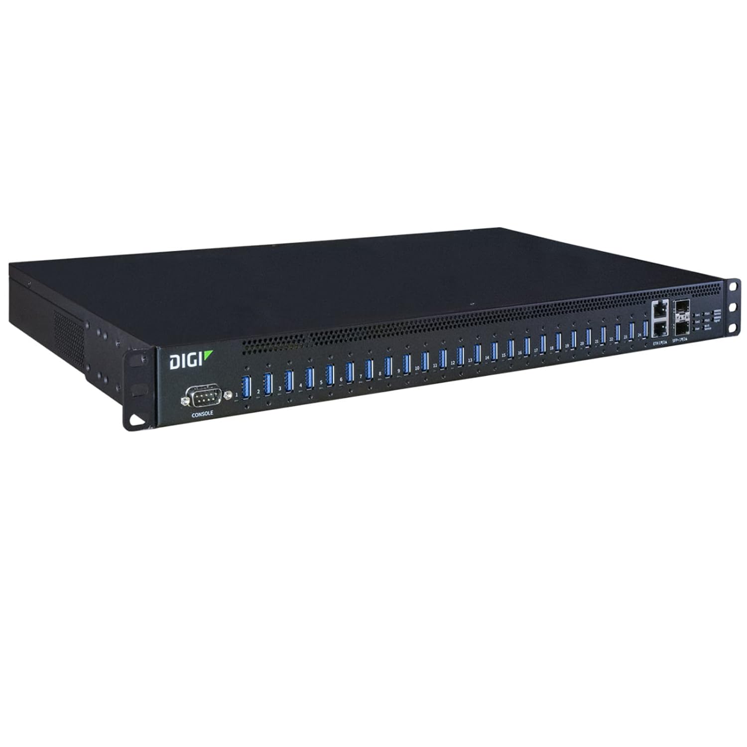Digi AnywhereUSB 24 Plus USB Over IP Remote USB 3 1 hub with 10 M 100 M 1