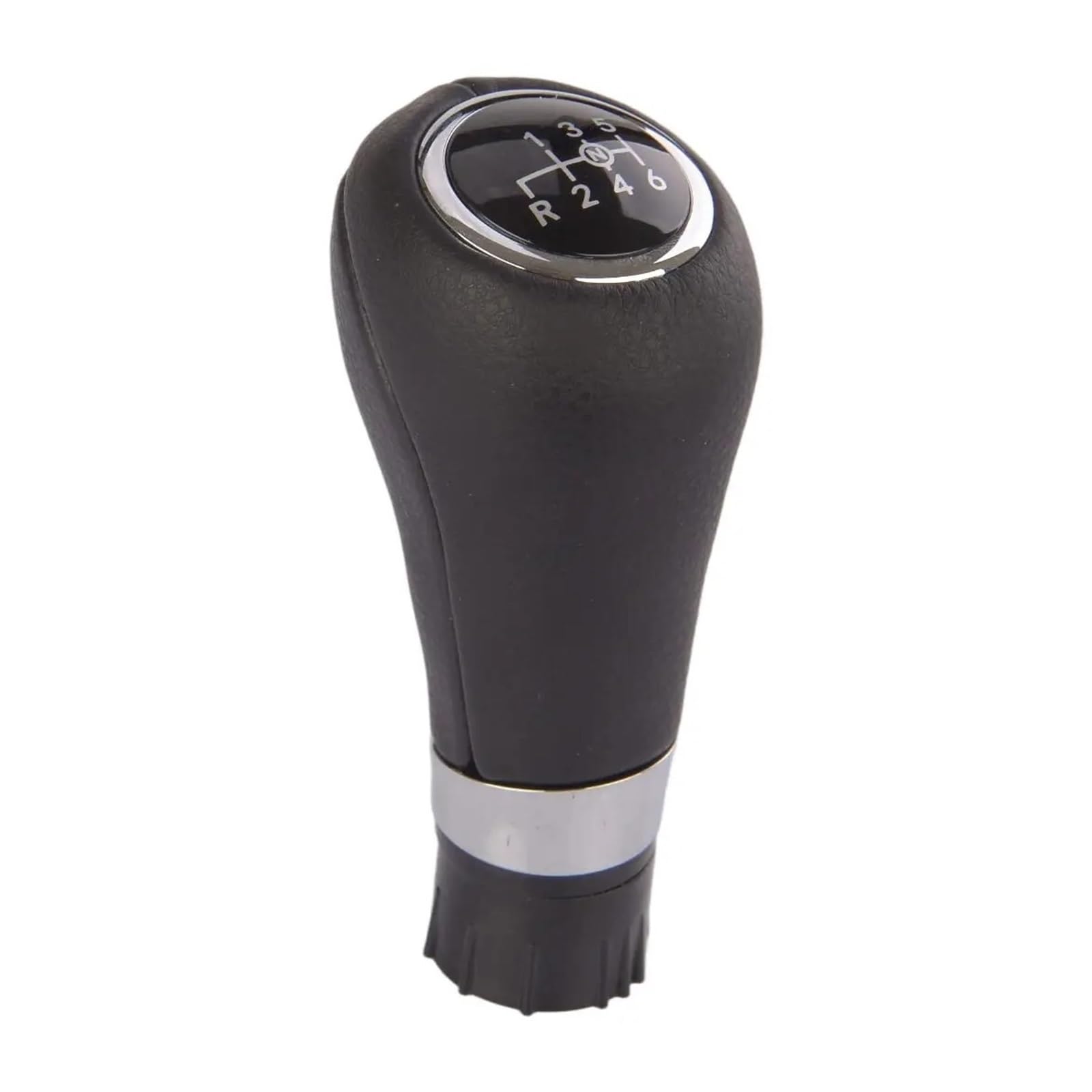 Glblpexelr One Color Leather Gear Knob For Benz A B C E Clk Class W169 W245 W211 S211 W203 C209 A209 Cl203 6 Speed Manual Gear Shift Knob Shifter Lever Pu Leather