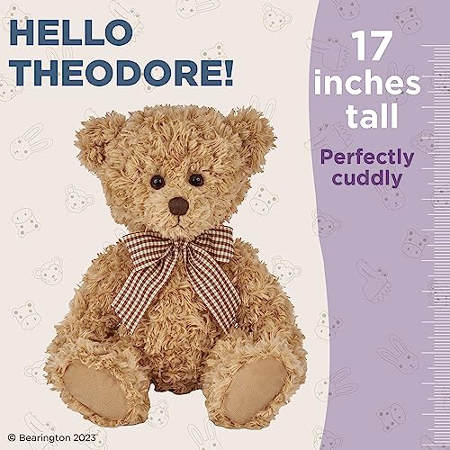 Bearington Collection 126394 Bearington Theodore The Brown Teddy Bear Plush thumb #1