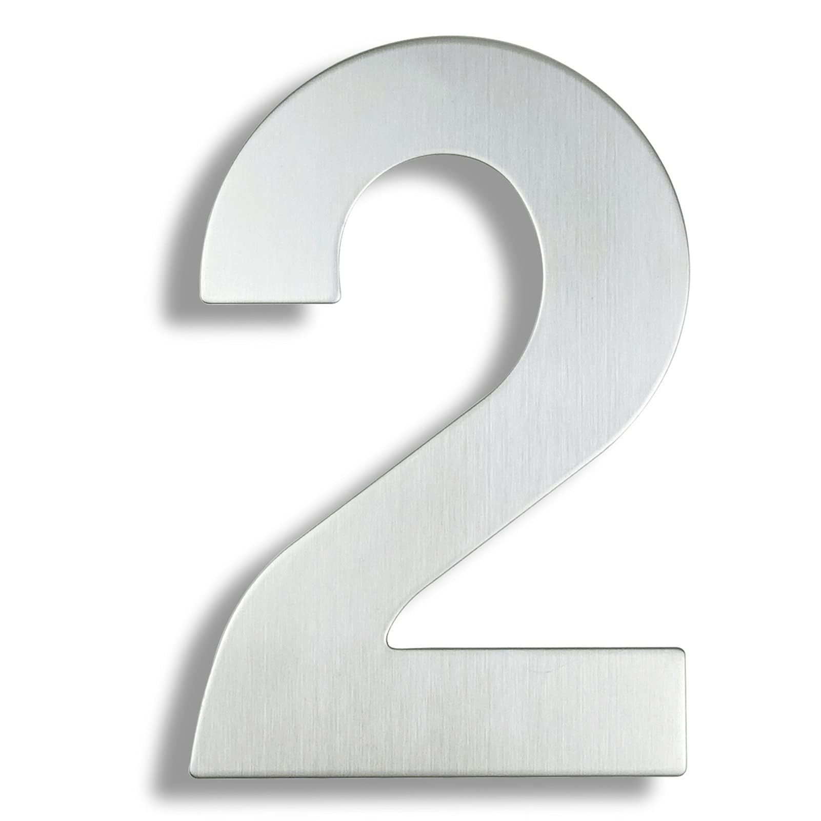 Numery domów ze stali nierdzewnej od 0 do 9