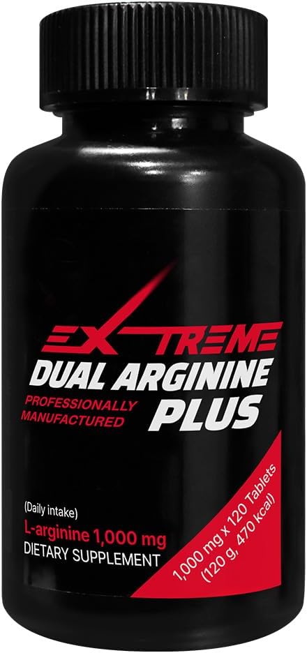 Dual ARGININE Plus - Boost up Energy & Vitality for Men's Sports Performance (1,000mg x 120 Tablets, 2 Months Supply)