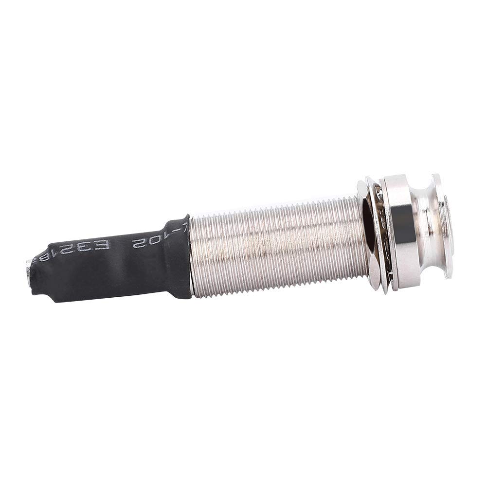 Adapter do gniazd pickup piezo, 6,35 mm wyjście 2,5 mm wejście Jack końcówki gitarowej Upgrade akcesoria do gitary akustycznej Wbudowany pręt Piezo Pickup Akcesoria do czujników dźwięku