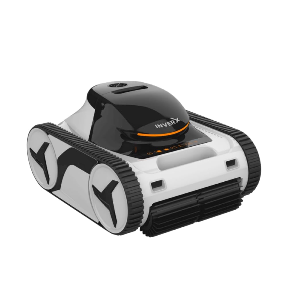PQS - Robot Limpiafondos Automático de Piscina Inverx 30 - Funciona sin Cables con Batería - Piscinas de hasta 20 x 6 Metros…