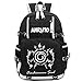 YOYOSHome Naruto Anime Cosplay Luminoso Mochila Mochila Mochila Mochila para Portátil Mochila Escuela