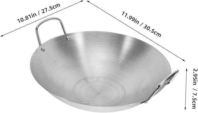 Wok Doble Mango de Acero Inoxidable miniatura 3