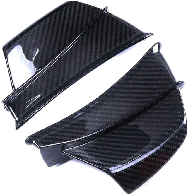 Motorcycle Side Spoiler Wing Motorcycle Winglets Air Deflector Kit Side Fixed Wing Accessories for for Panigale V4 V4S V4R 2018-2021