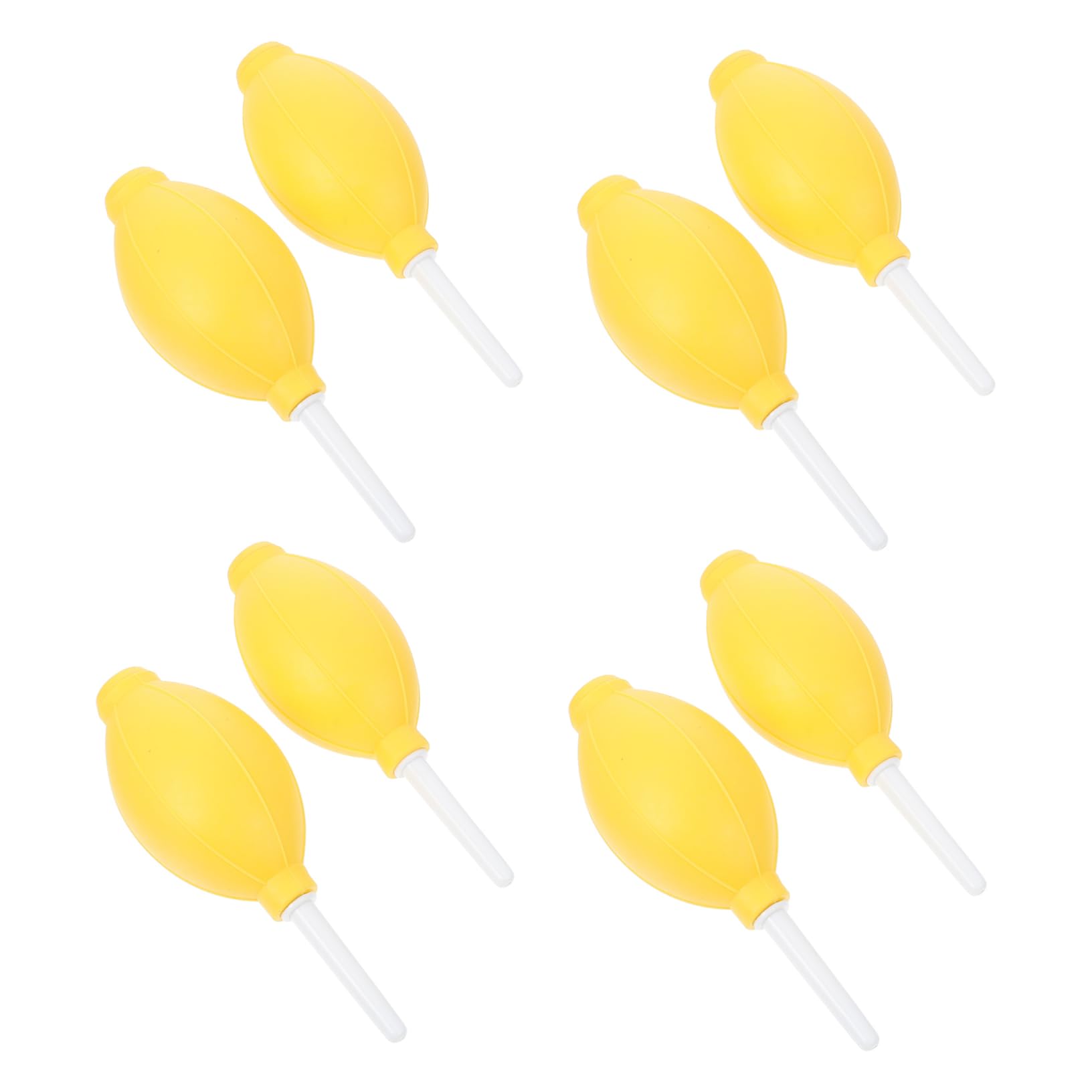 Generic 8pcs Clean Air Blow Tool Blower Portable Blow Dryer Electronic Cleaner Electronics Cleaner Dust Automotive Cleaning Supplies Lens Cleaning Supplies Lash Yellow Plastic