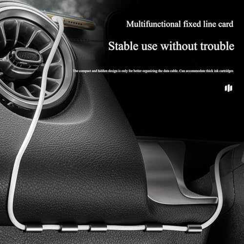 Organizadores de cables para auto de ABS para sujeción segura miniatura 5