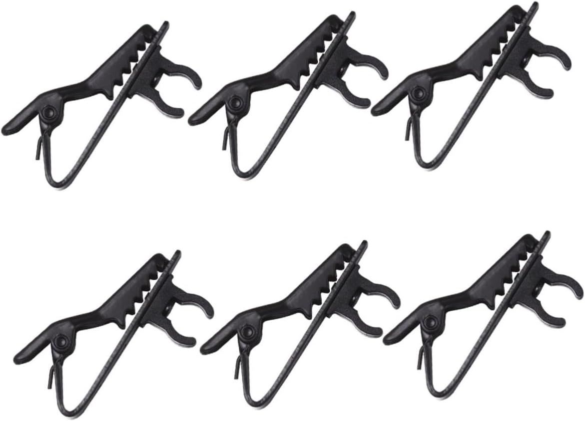 10pcs High Sensitivity Lapel Microphone Mini Clip Tie Clip for Voice Chat Video Online Karaoke