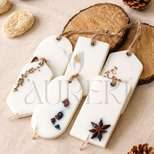 Image of Wax Sachet Set, Reusable Scented Wax Tablets for Room and Wardrobe, Burns as Candle (6, Chocolate, Coffee and Mix Berries)