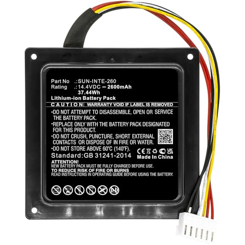MPF Products 2600mAh SUN-INTE-260 �����p�o�b�e���[ JBL Partybox 100 �n�C�p���[�|�[�^�u�����C�����XBluetooth�p�[�e�B�X�s�[�J�[
