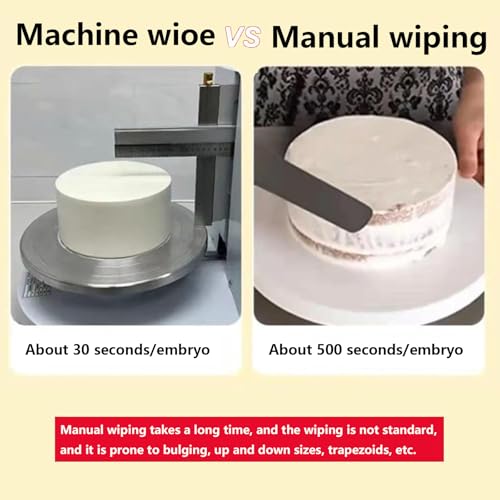 Máquina para glaseado de Pasteles, máquina para Untar Crema Redonda para Pasteles, para una decoración Suave, Ideal para Pasteles de cumpleaños y repostería Profesional.