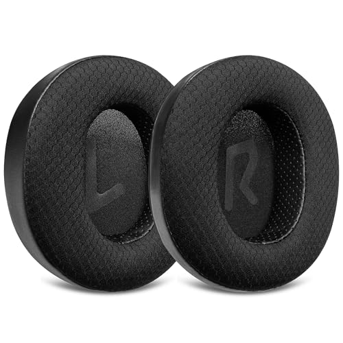 Voarmaks �C���[�p�b�h�N�b�V���� Fiio FT1 FT1 Pro�w�b�h�t�H���p �����p�x�x���C���[�p�b�h �������[�t�H�[���t�� (�u���b�N�|���G�X�e���n�C�u���b�h)