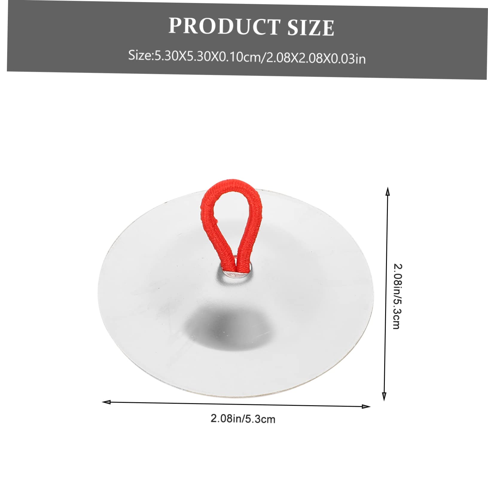 Toddmomy Stainless Steel Finger Cymbals 5 Pairs Hand Instruments for Boys and Girls Music Training