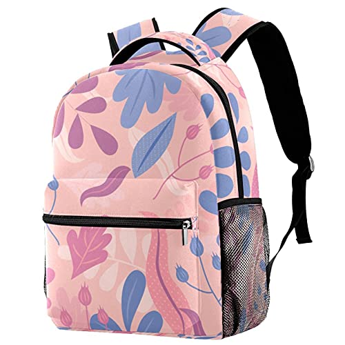 Sac à dos floral abstrait pour le campus et les voyages des élèves