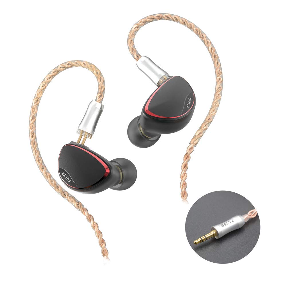 BQEYZ Spring 2 HiFi intra-auricular fones de ouvido de áudio IEM