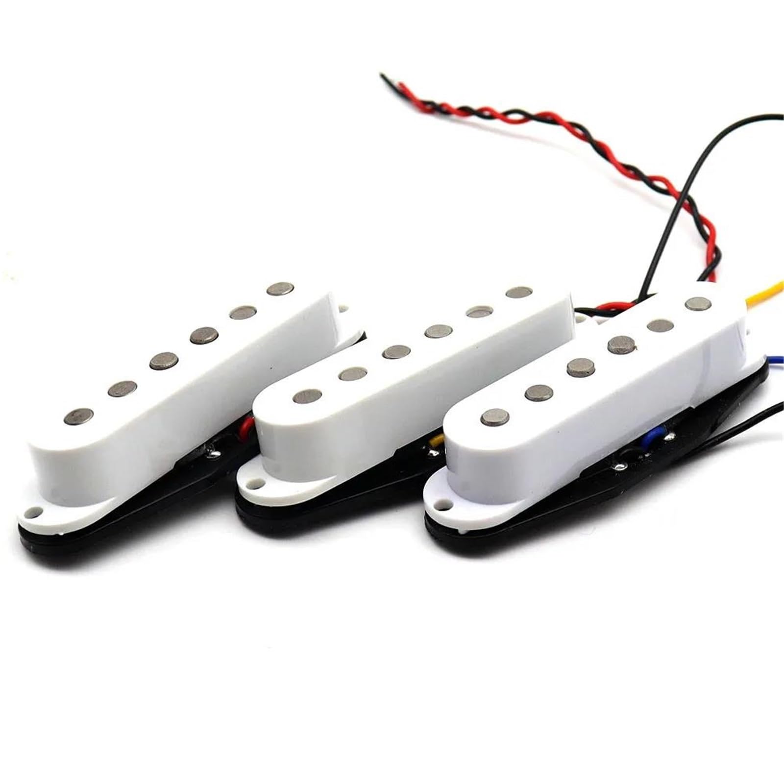 Pastilla De Guitarra Eléctrica Profesional Pastillas De Guitarra De Bobina Simple Para Guitarra | Alnico SSS 50 50 52mm para Guitarra Eléctrica