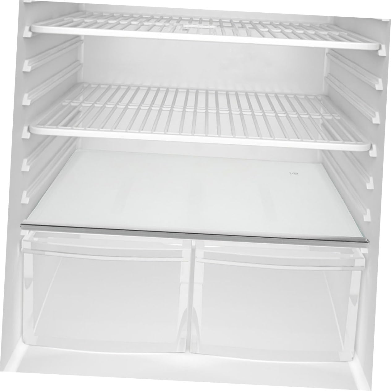 Ripiano in Vetro per Frigorifero 33x30 Cm, Sostituzione | Divisore per Frigo, Accessorio Trasparente per Organizzazione Cucina, Pulizia Facile e Portata Elevata