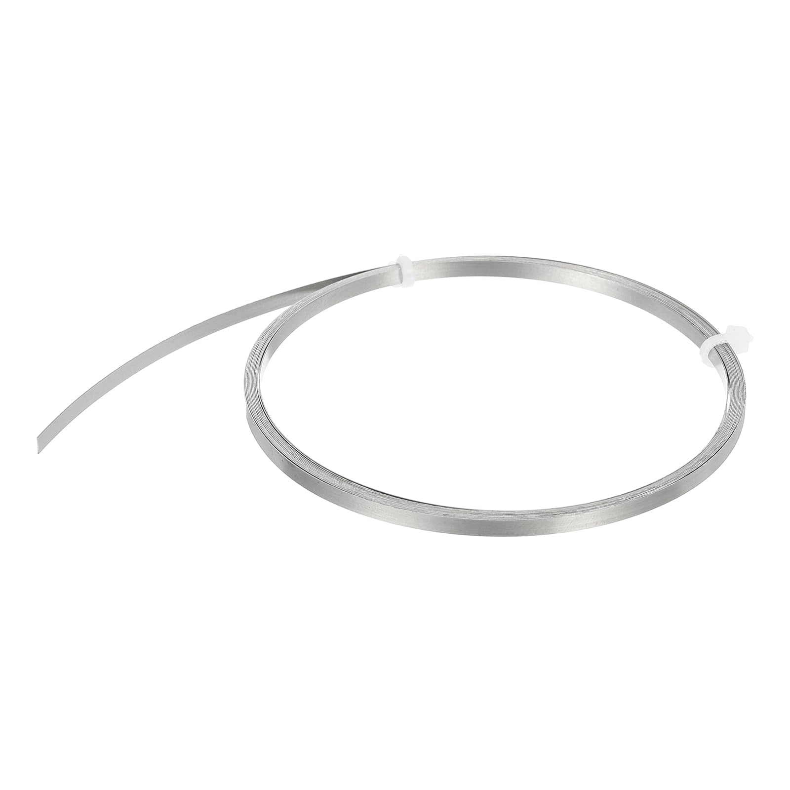 MECCANIXITY Nichrome Flat Heater Wire 9.5ft(3meters) x0.2mmx3mm High Temp Wire for Heating Elements, DIY Craft, Black and Silver