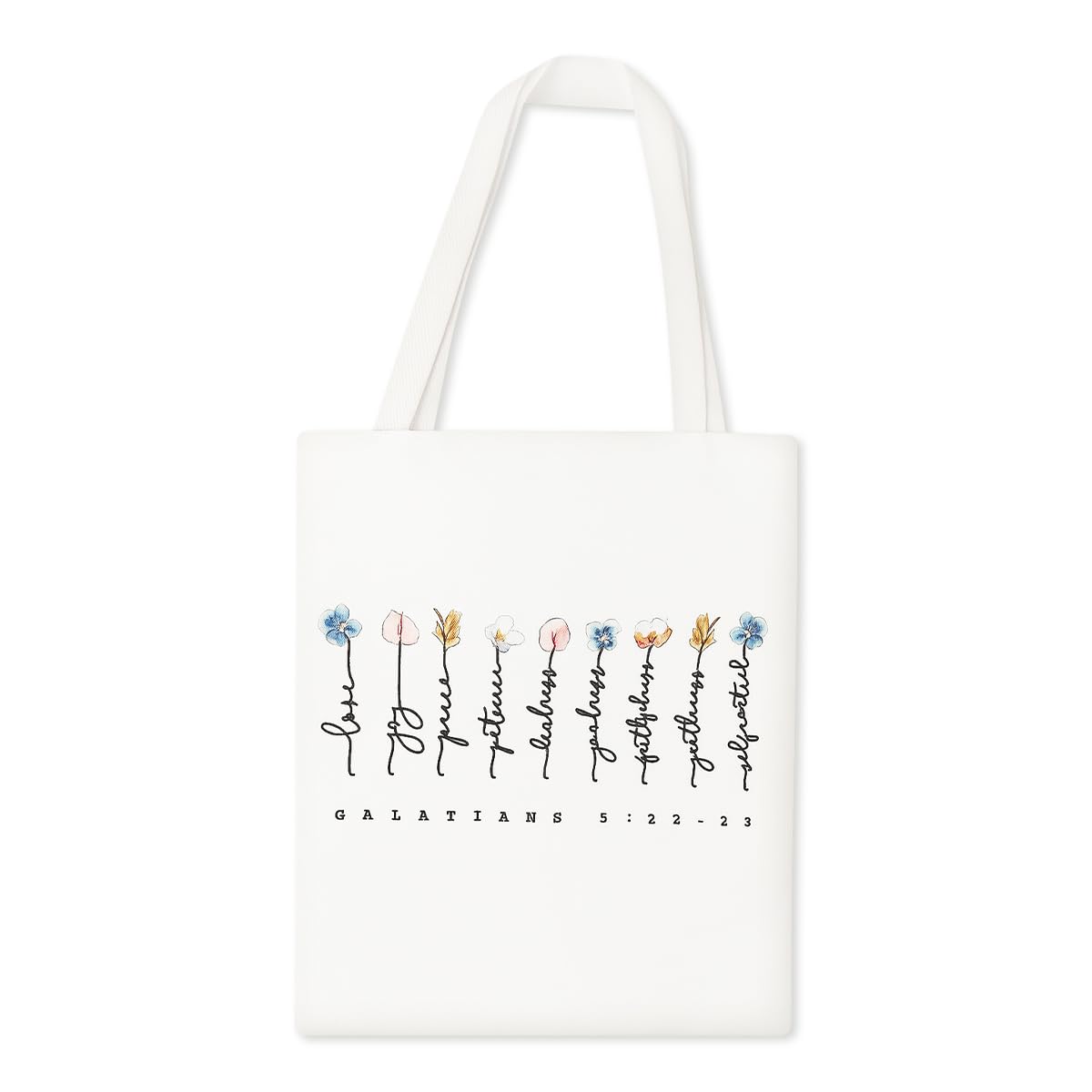 Lotsdonxia Christian Tote Bag for Women Bible Canvas Reusable Shopping Bag, Religious Gift with Inspirational Prints, Perfect for Church, Groceries & Daily Use, Gift for Mum, Wife, Friends