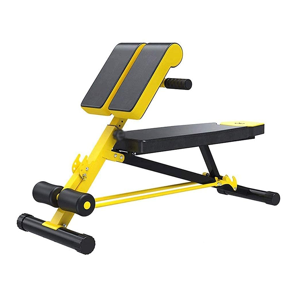 AYCDL Fitness Dumbbell Weight Bench, Adjustable Height,Sit up Bench Ab Trainer Be Used for Abdominal Exercise, Weightlifting, Sit-up and Other Indoor Exercise