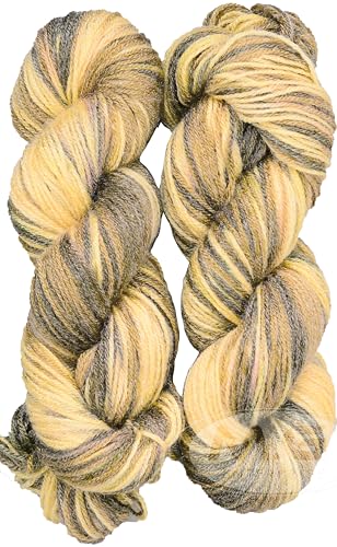 Image of M.G ENTERPRISE Microrangoli Mustard 200 GMS en Knitting Yarn -QJ Art-DGB