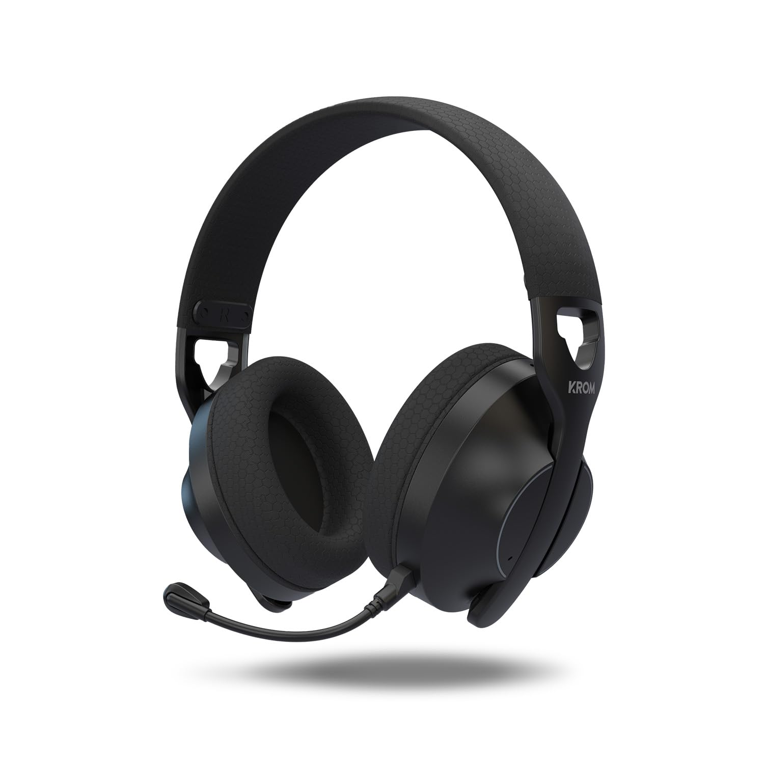 Auriculares Gaming Inalámbricos con Micrófono Krom Phase/ Bluetooth/ Jack 3.5/ USB 2.0/ Negros