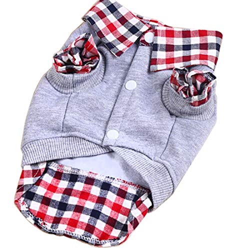 Paño De Perro Abrigo de invierno para mascotas para perro pequeño gato, Pet Sweater T Shirt Puppy Cat Vest Chaleco Ropa para perros Ropa Disfraz Mujer Hombre