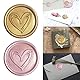 Selbstklebende Siegellack, 50pcs Selbstklebender Siegellackstempel, Siegelaufkleber Siegelwachs, Siegelaufkleber Siegelwachs, Zum Versiegeln von Briefumschlägen Karten Scrapbooking(Rosa)