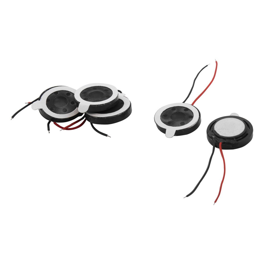 Aexit 4 pezzi 1W 8 Ohm 2-Wired magnete rotondo tipo