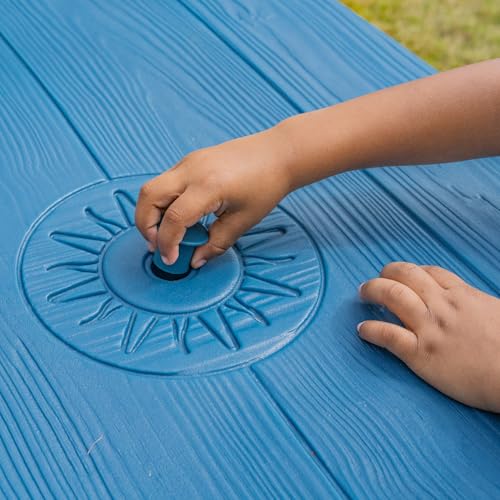 Step2 Sun and Fun Picnic Table with Umbrella for Kids, Outdoor Table and Bench Set, Seats 4, Ages 3+ Years - image 7