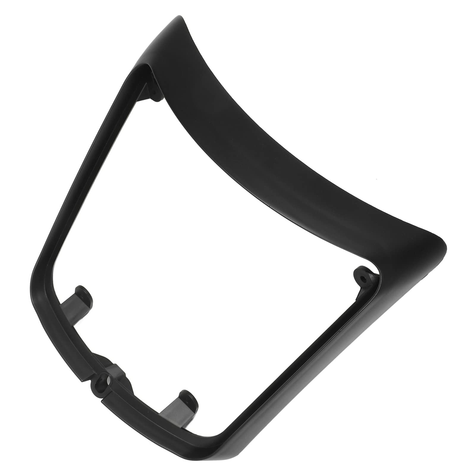 Coperchio protettivo per fanale posteriore di moto, cornice di ricambio per lampada posteriore per GTS 250 300 GTV 300 2019-2021, custodia in ABS resistente con installazio (Nero lucido)