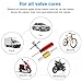 Osilly 3PCS Car Tire Valve Stem Tools, Single Dual Head Vehicle A/C Valve Core Remover Puller, 4 Way Auto Air Conditioning Line Repair Tyre Wrench Tool, Universal for Bicycle RV Truck (Red)