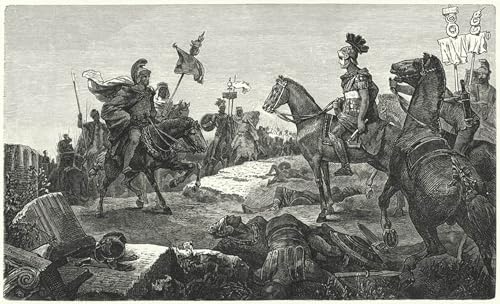 Art Mural la rencontre Scipion Hannibal Peinture Poster Hermann Vogel Décoration 60x90
