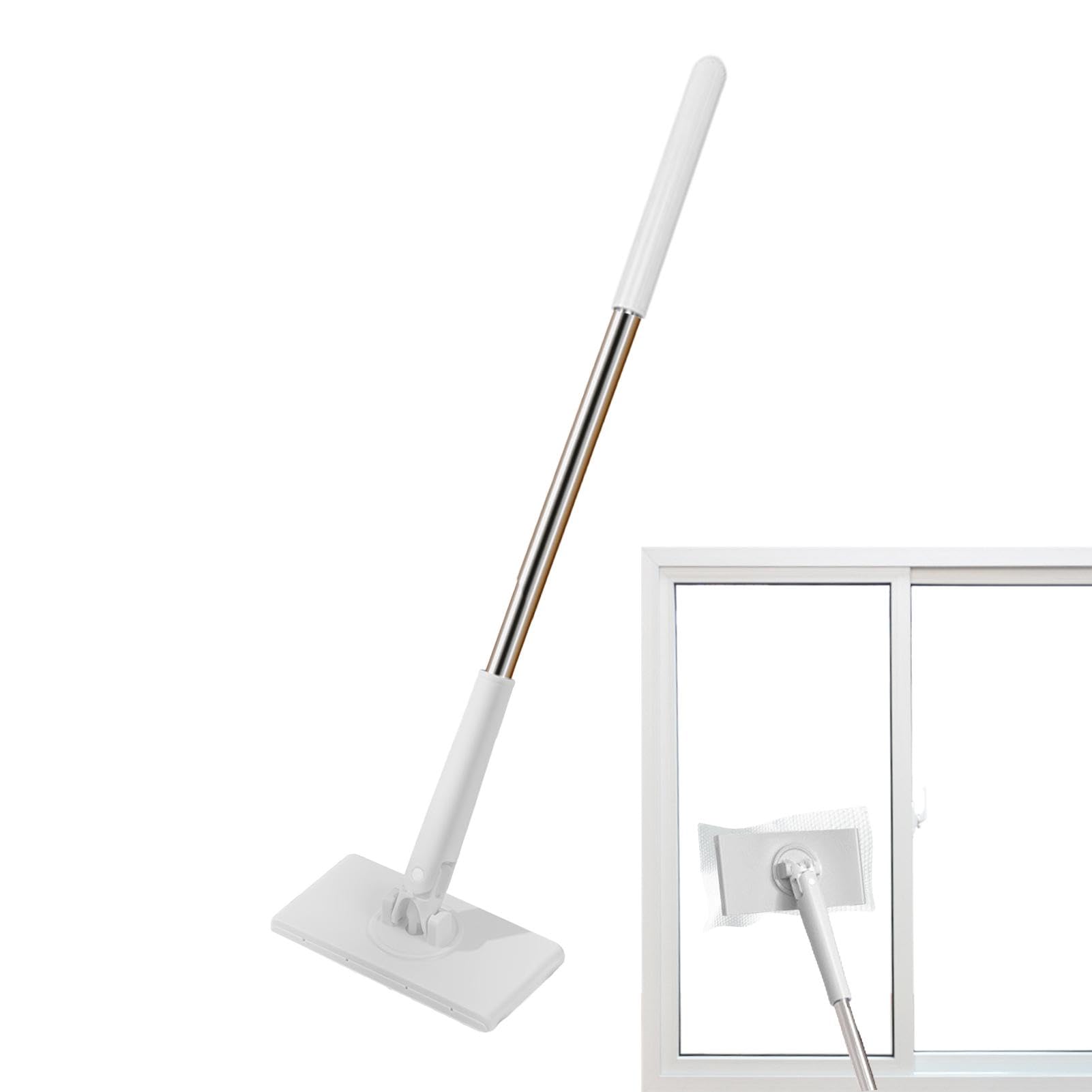 Mop per pavimenti in legno duro | Mop per la pulizia del pavimento , cambio automatico del panno della cucina, asciutto bagnato facile, antipolvere per cucina bagno