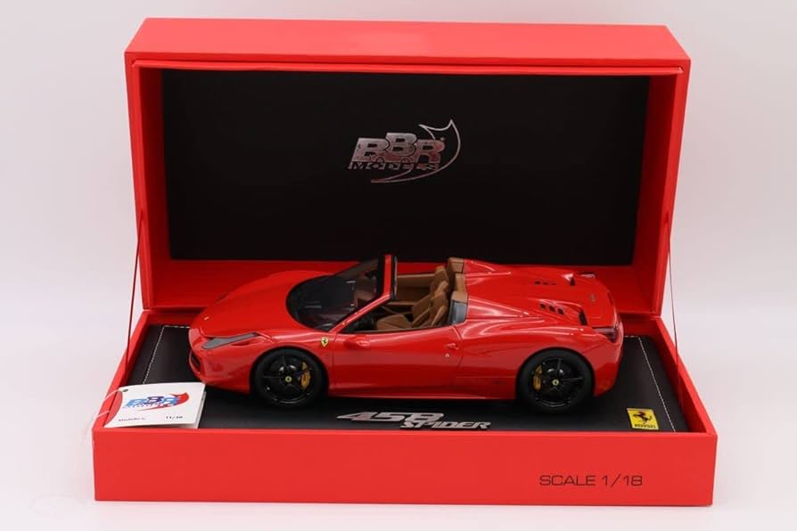 フェラーリ BBR 458スパイダー BBR 1/18 フェラーリ 458 イタリア スパイダー ミニカー 限定品