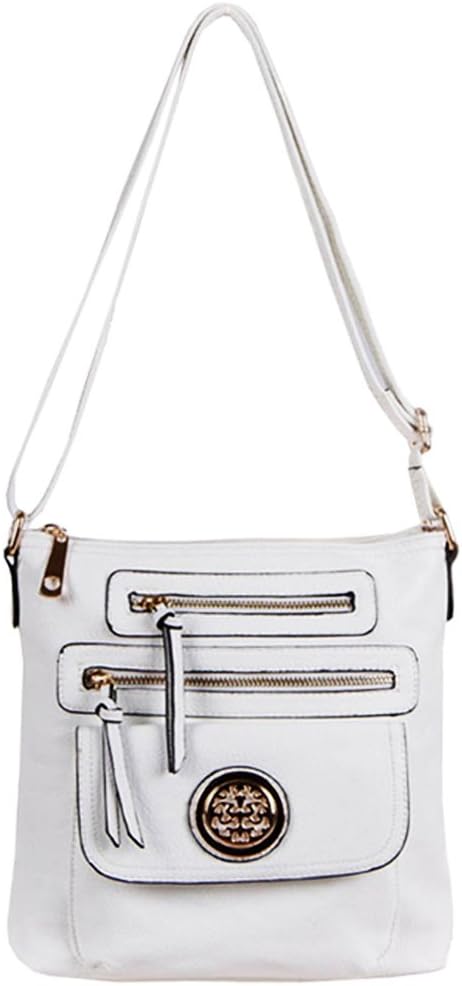 Designer Fortune Leaf Flora Logo Pockets Cross-body L Messenger Handbag Bag