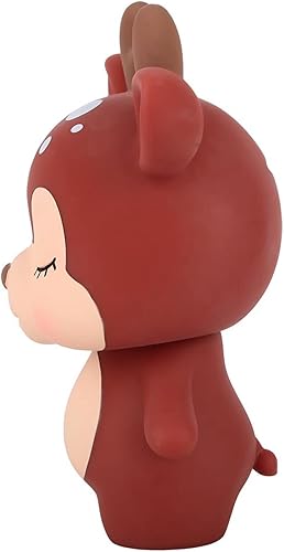 Miniatura 6 de Alcancía, Marrón Forma De Dibujos Animados Innovador Niño Niño Niña Caja Olla Casa Deco ion IRL Supvox Ciervo Ahorro De Dinero