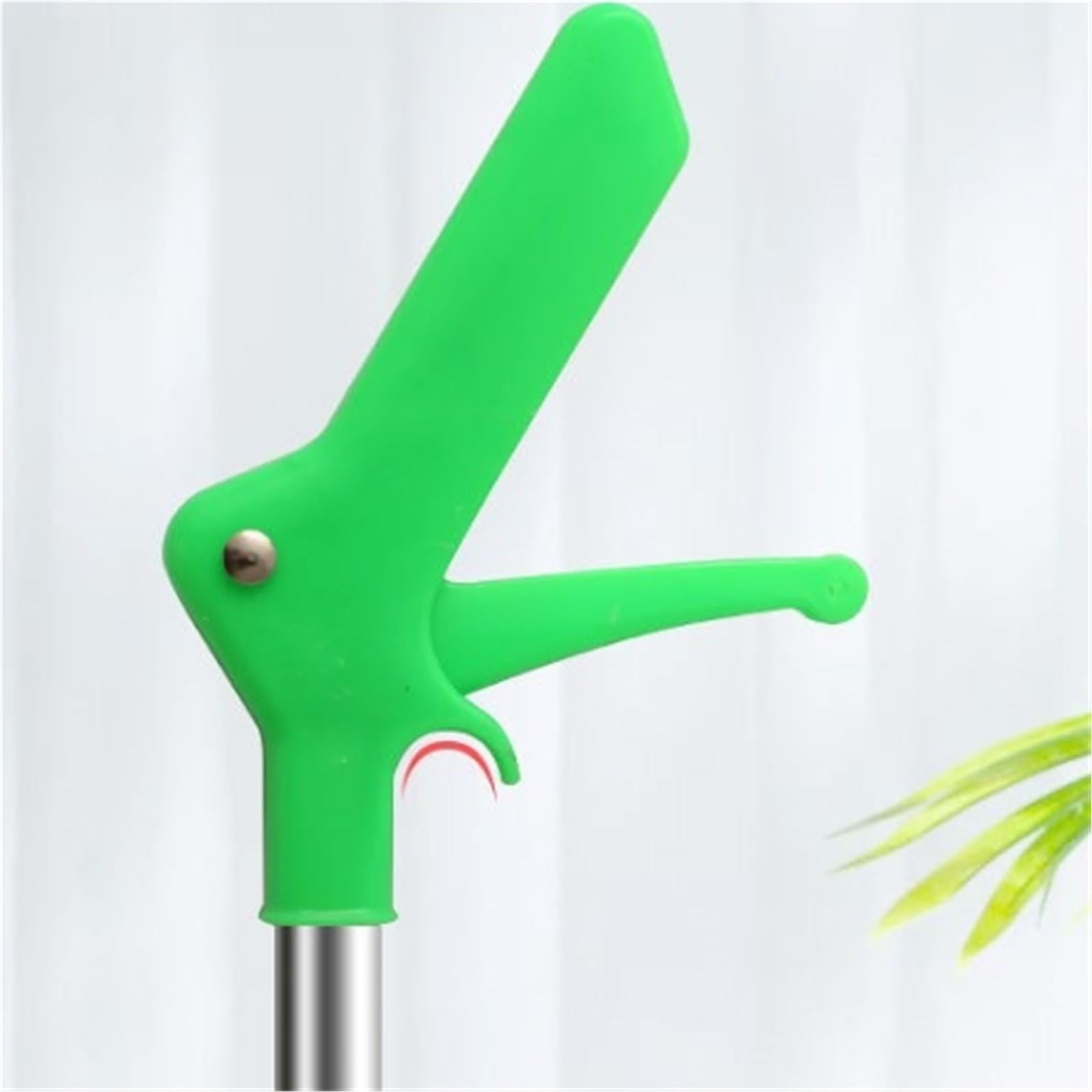 Recogedores de Basura, Agarrador Multifuncional con Capacidad de Bloqueo y Mango Largo Acero Inoxidable Clip for alcanzar Objetos